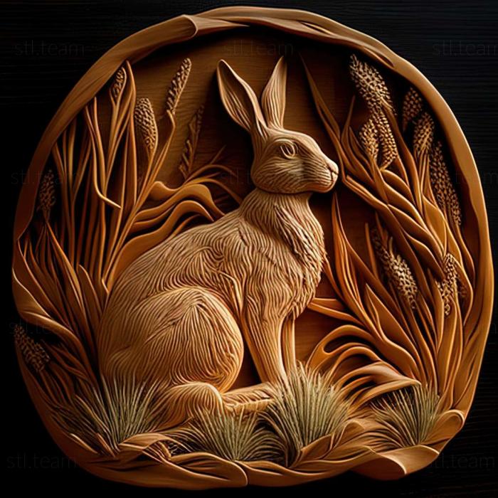 Animals John Knowles the Hare American artist